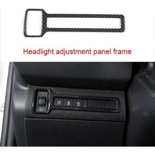 For Car PEUGEOT 308 2016-2019 interior decorative cover carbon fiber molding trim
