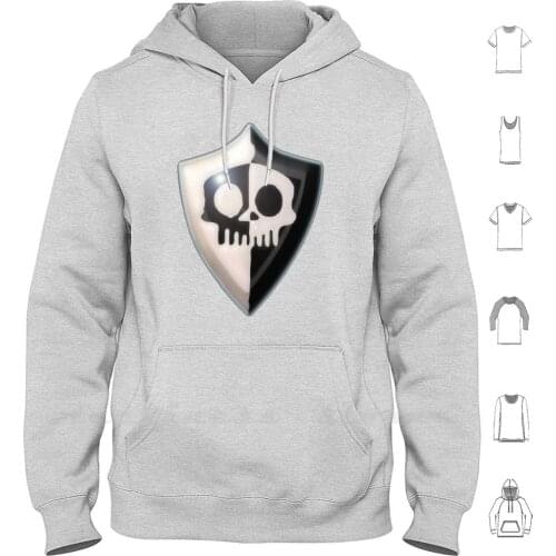 Sir Dans Shield. Hoodies Long Sleeve Playstation One 1 Game Retro Disc Sir Daniel Foresque Medievil Classic Console