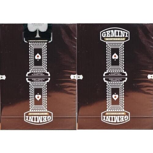 Gemini Casino Black Playing Cards Collectable Deck Poker Size USPCC Limited Edition Magic Card Games Magic Tricks Magic Props