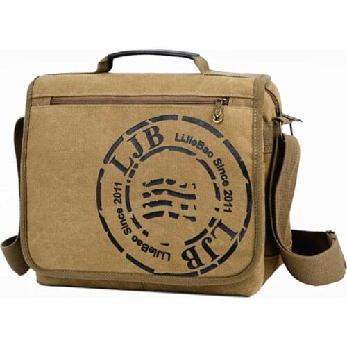 Casual Travel Bags Canvas Men Shoulder Bag Fashion Vintage Female Crossbody Messenger Bags high quality Male handbag totes