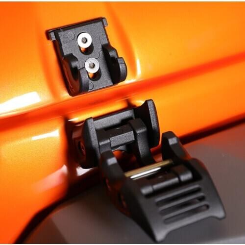 Hood Locking Catch Kit for J E E P Wrangler JK 2007-2017 Black (2pcs)