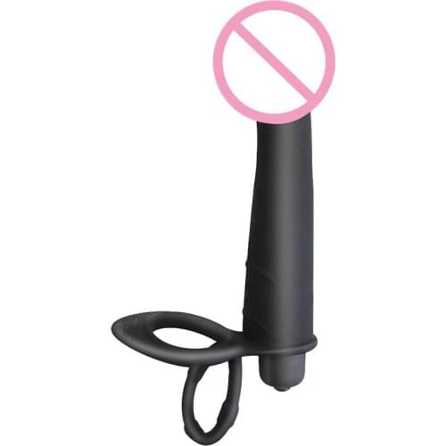 Vibrating Prostate Massager Men Anal Plug Waterproof Powerful Motors Butt Anus Silicone Sex Toys for Man Realistic Penis Male