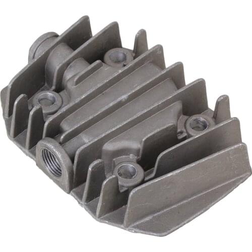 Metal 15mm 3/8BSP Female Threaded Cylinder Head Air Compressor Spare Parts Hardware