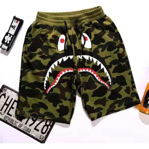 2021 Summer Mens Trend Hip-Hop Camouflage Five-Point Sports Shorts Beach Holiday Style Japanese Casual Beach Pants