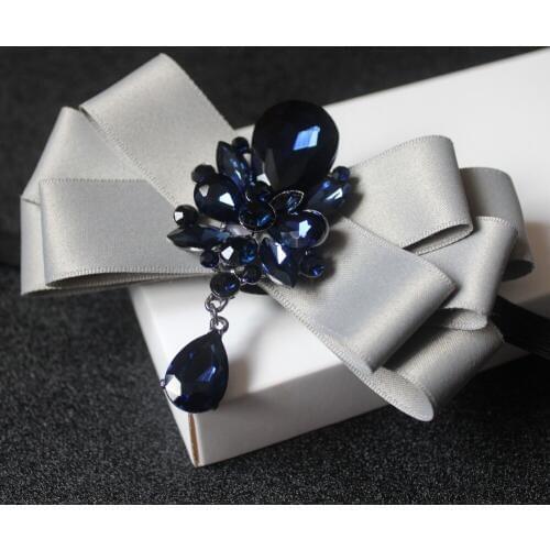 Free shipping casual New mens male fashion bow tie Formal Collars Groomsmen Host Stylist Suits Shirts Gentleman Ties Rhinest