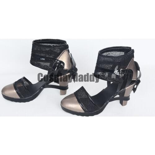Final Fantasy XV Kingsglaive Lunafreya Girls Daily Cosplay Shoes S008