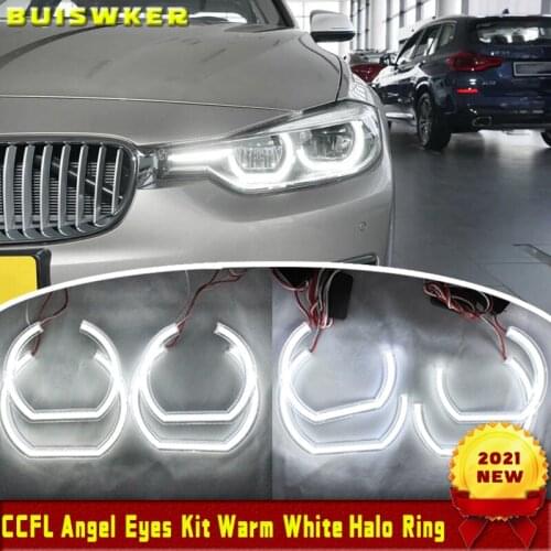 Excellent Ultra bright DTM Style led Angel Eyes halo rings For BMW E46 M3 Coupe Convertible 1999-2006 xenon headlight