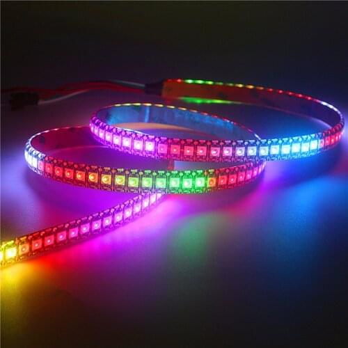 Pixel LED Strip WS2812B 5V Individually Addressable 144LEDs/M 2812 Magic Color LED Band 5050SMD RGB Dream Color LED Ribbon Lamp