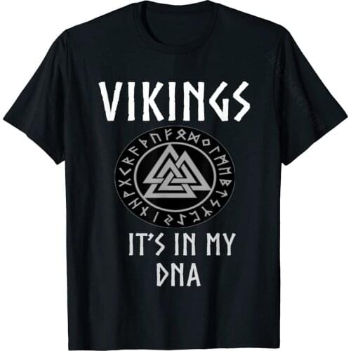 Viking Gift Its In My DNA For Viking Warriors Mythology Fan T-Shirt Faddish Comics Tops T Shirt Cotton Top T-Shirts For Men