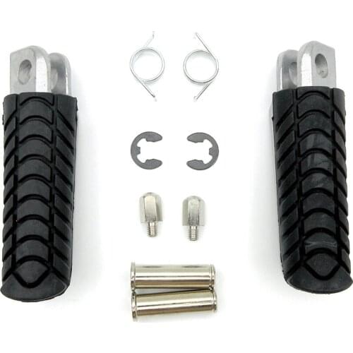 Motorcycle Footrest Front Foot Pegs Rests Pedals For Kawasaki ZZR1400 ZX-14 2006 2007 2008-2012 GTR1400 ZG1400 2006-2015 Footpeg