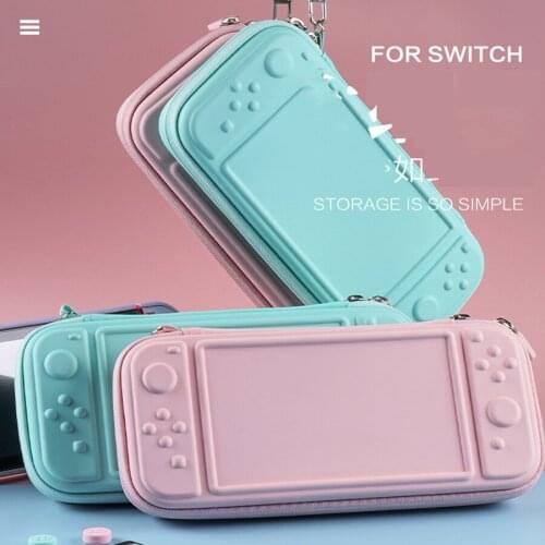 Portable Traveler Protective Cover Storage Carrying Bag Pouch with 10 Game Card Slots & Inner Pocket for Nintendo Switch Console