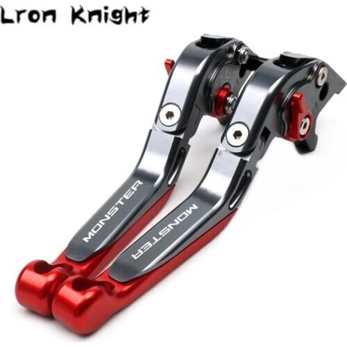 For Ducati Monster ST2 M 400 600 620 750 919 796 696 M600 ST2 Motorcycle Adjustable Folding Extendable Brake Clutch Lever