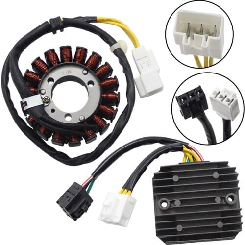 Motorcycle Voltage Regulator Rectifier+Ignition Magneto Stator Coil For Honda PES150 2006-2010 PS150 FES150 FES125 31600-KTF-641