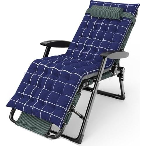 Folding recliner for lunch break and nap comfortable household beach portable balcony leisure armchair