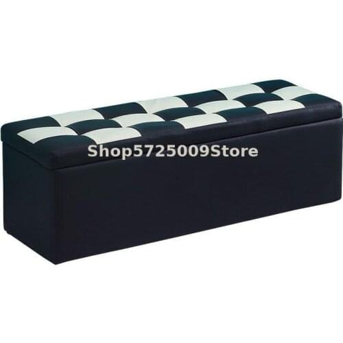 Shoe Changing Stool Household Doorstep Shoe Cabinet Clothing Store Storage Sofa Stool Can Sit Rectangular Bed End Storage Box Ar