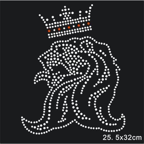 Thermal Transfers Motif Rhinestones Custom T-Shirt Sticker Crystal Decoration 10Pieces/lot Iron Transfer Apparel Accessories