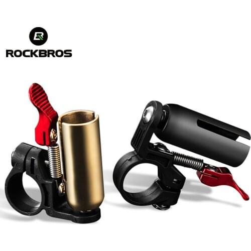 ROCKBROS Mini Bicycle Bell Bike Horn Copper Alloy Cycling Handlebar Safety Warning Loud Horn Classic Bike Call Accessories