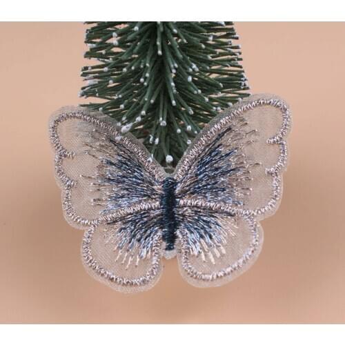 Embroidery Lace Patch Butterfly Patchwork Sew Cloth Stickers On Clothes DIY Handmade Applique For Clothing Decorative
