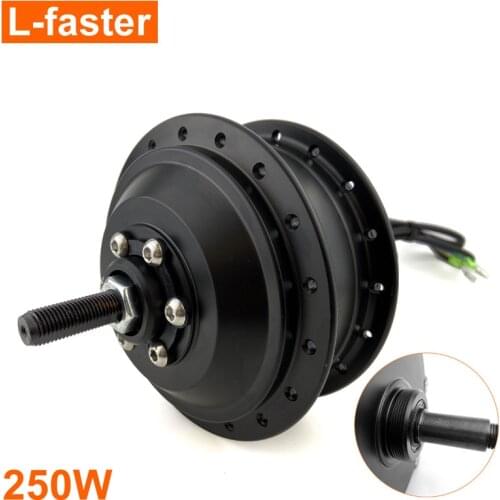 36V 48V 250W Electric Bike Rear Wheel Hub Motor Electric Bicycle Brushless Hub Spokes Motor Electric Hub Motor Can With Flywheel