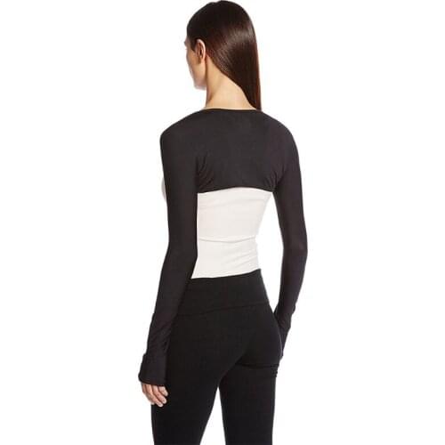 Womens Muslim One Piece Long Shoulder Sleeves Shawl Arm Cover Shrug Crop Top Modal Bolero-Style Islamic Hijab Accessories