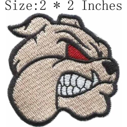 Animal head 2.0"wide embroidery patch for country patch/valentines day patch/ grisly patch
