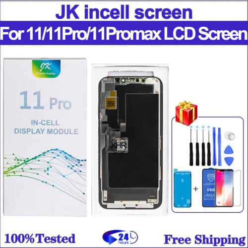 JK LCD qualit For iPhone X Display XS Max XR 11 PRO MAX Display Incell LCD For iPhone X Screen Replacement with 3D Touch