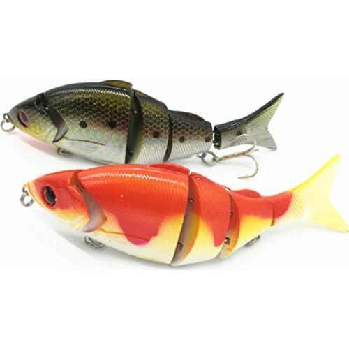 12CM/21g 5 Segment Jointed Saltwater Fishing VIB Lures CrankBait Fly Fishing Minnow Trout Swimbait Slow Sinking Hard Bait