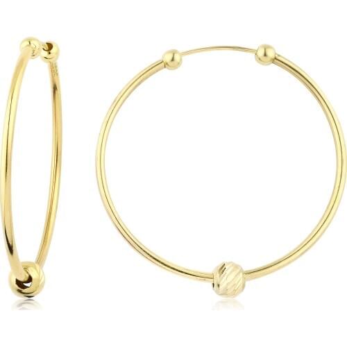 14k Doric Hoop Earrings (6th Model 5. Size) W4E35065
