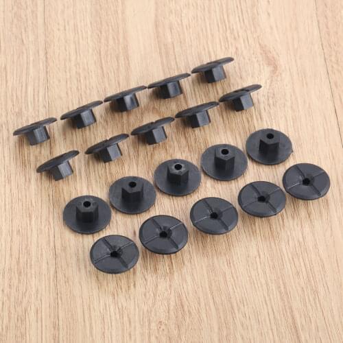 20Pcs 4mm Car Clips Fender Mud Flap Splash Guard Wheel Arch Bumper Panel Auto Fastener Clip For Mercedes Benz