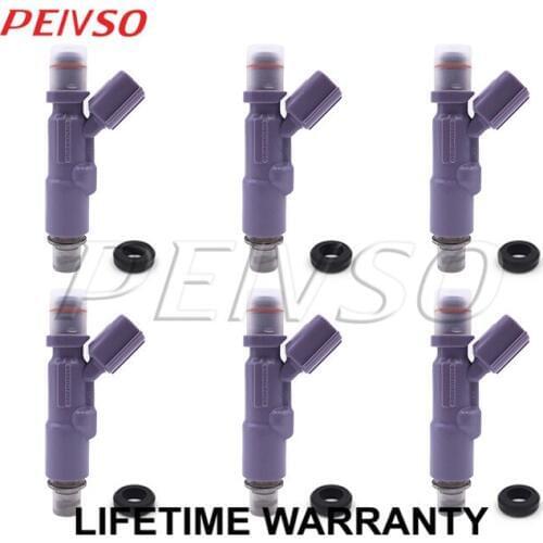 6x 23250-70120 23209-70120 fuel injector for LEXUS IS200/300 2.0L 1G-FE 1999~2001