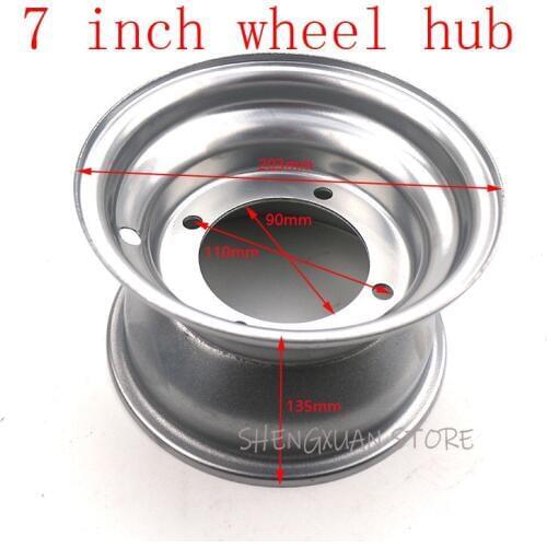 Lightning shipment 7 inch ATV Tire with Hub rim 16x8-7 For 50cc 70cc 90cc 110cc 125cc 250cc ATV good quaity