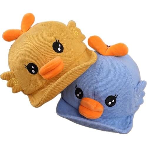 Doitbest Children Baseball Cap summer Hip Hop Cute Duck corduroy soft edge Baby kids Hats Boy Girls hat Caps snapback gorras