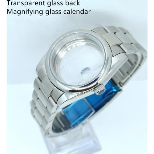 36MM/39mm Watch Cses Polished Stainless Steel Belt Sapphire Glass Laminating NH35 NH36 ETA2836 DG 2813/5833Miyota 82 Series move