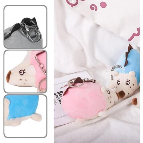 Decorative Lovely Small Hedgehogs Plush Pendant High Simulated Plush Keychain Novel for Ornament