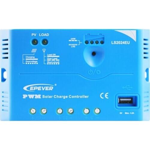EPSOLAR LS2024EU 20A 12V 24V EP EPEVER PWM LandStar Solar Charge Controller Regulators With 5V USB