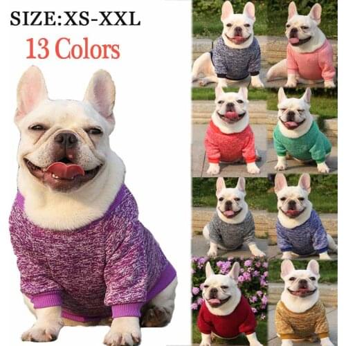 Classic Warm Dog Clothes Puppy Pet Cat Clothes Sweater Jacket Coat Winter Fashion Soft for Small Dogs Chihuahua Medium Dog Cat