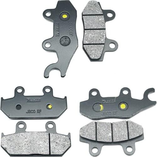 For SUZUKI AN400 AN400A AN400S AN400SA AN400Z AN400ZA 07-18 Burgman Skywave AN 400 A S Z SA ZA Front & Rear Brake Pads Set Kit