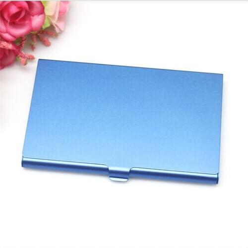 Creative Business Card Case Stainless Steel Aluminum Holder Metal Cover Credit Business Card Holder Card Metal Wallet Men