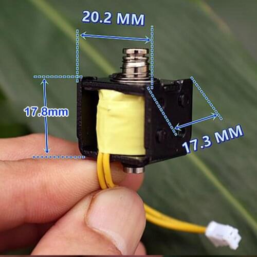 Mini Push-pull Solenoid Electromagnet DC 12V 15V 24V 3.5MM Stroke Metal Frame Electromagnet Vending Machine Accessories