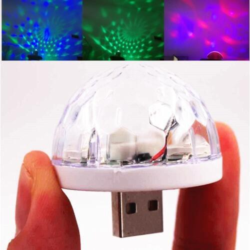 Mini Led USB 5V RGB colorful Ball light Music control light KTV DJ light disco light stage lamp