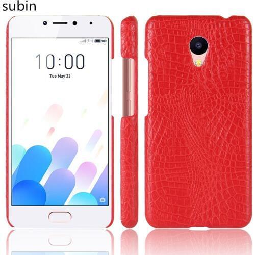 Leather Crocodile Pattern New arrival For Meizu M5c 5.0 inches Case Retro Luxury Crocodile Skin Cover Phone Case For Meizu A5