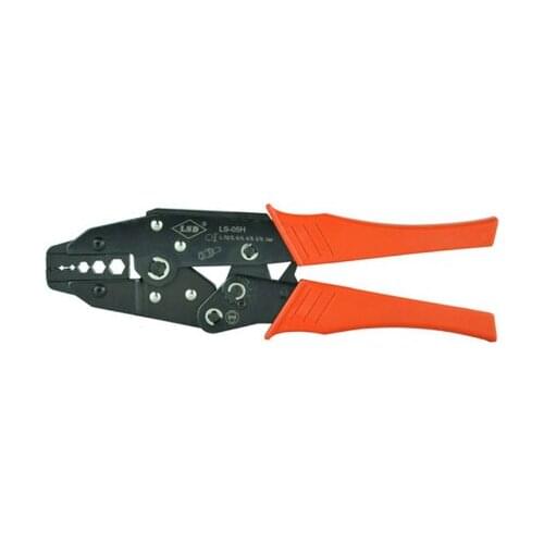 LS-05H carbon steel ratchet crimping tool coaxial crimping pliers RG55 RG58 RG59 coaxial crimper SMA/BNC connectors crimp tool
