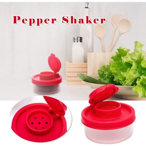 Plastic Spice Salt Pepper Shakers Seasoning Jar Can Barbecue Condiment Jar Bottles Cruet Container Kitchen Seasoning accessories
