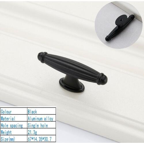 Single hole Simple kitchen handles Item hook drawer handles wardrobe handle furniture handles deurknoppen en handgrepen