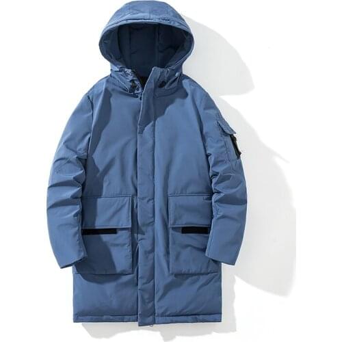 Womans Solid Winter Long Style Jacket Hooded Casual Parkas Loose Plus Size Female Thick Jacket with Pockets for Ladies Coat