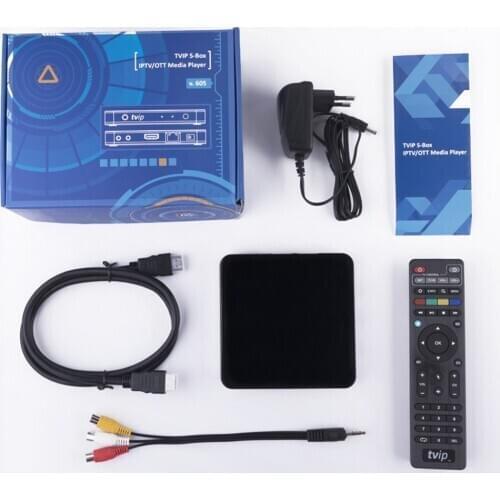 Ramadan Promotion TVIP 605 5G dual wifi Amlogic S905X quad core google player TVIP605 Set Top Box