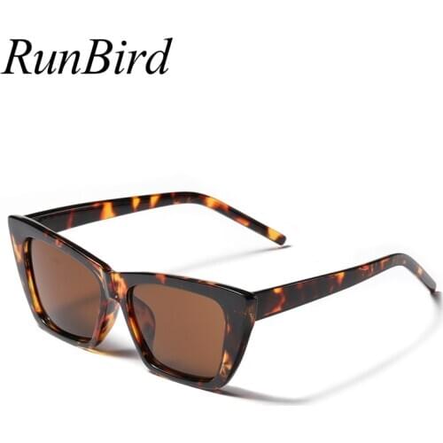 RunBird Women Retro Sunglasses Ladies Cat Eye Sun Glasses Female Eyeglasses Mens Cool Sunglass Sunshade Eyewear 5520