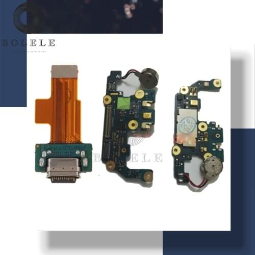 USB Charging Port For HTC U11 Plus U11+ USB Charging Port Charger Board Dock Plug Connector Ribbon Flex Cable With Vibrator