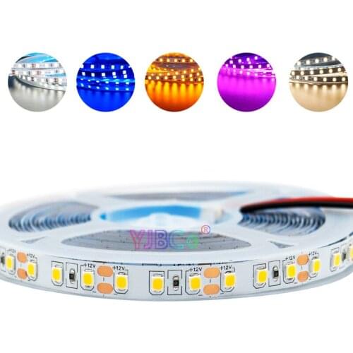 High Bright 5m 120 LEDs/M 2835 SMD LED Strip DC 12V 24V 8mm White/Warm White/Natural White/Red/Green/Blue Flexible Lamp Tape