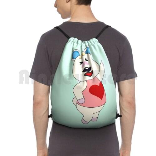 Tutu / / Animal Backpack Drawstring Bags Gym Bag Waterproof Dobutsu No Mori Population Growing Wild World City Folk New
